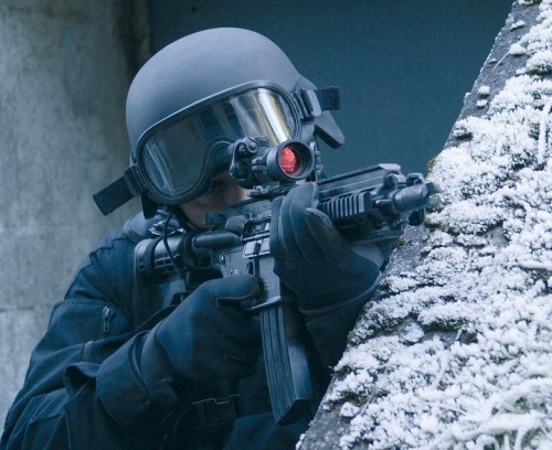 Súng trường HK417 trang bị cho Cảnh sát Mỹ